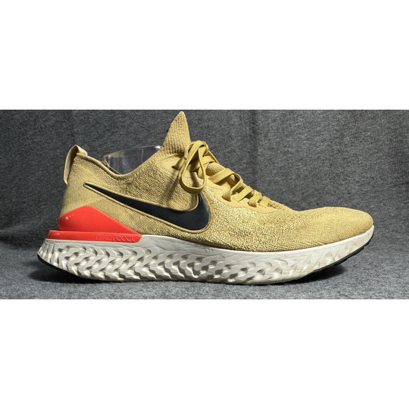 Nike Epic React Flyknit 2 Club Gold BQ8928-700 - Size 14 - Picture 1 of 7